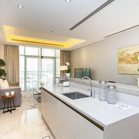 Bespoke Holiday Homes - Palm Jumeirah- 2 Bedroom Sea View With Pool & Beach Access, The 8 Dubai Exterior photo
